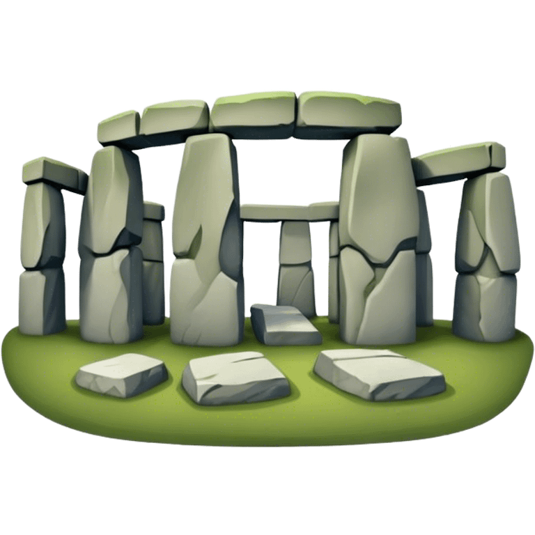 Cinematic Realistic Stonehenge Emoji emoji