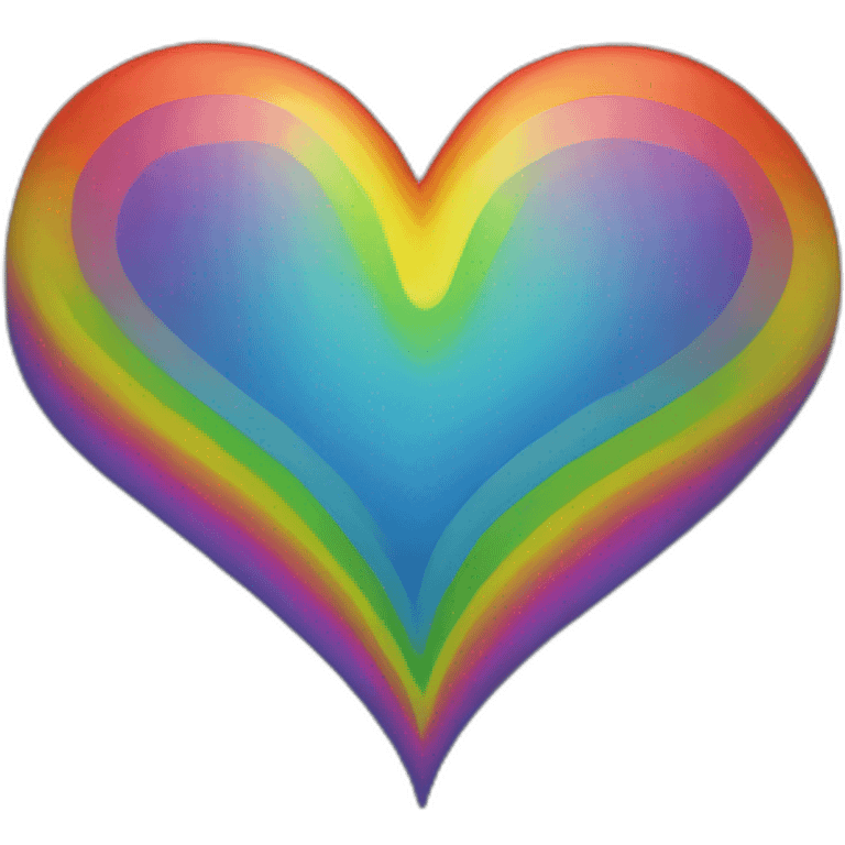 Raimbow heart emoji