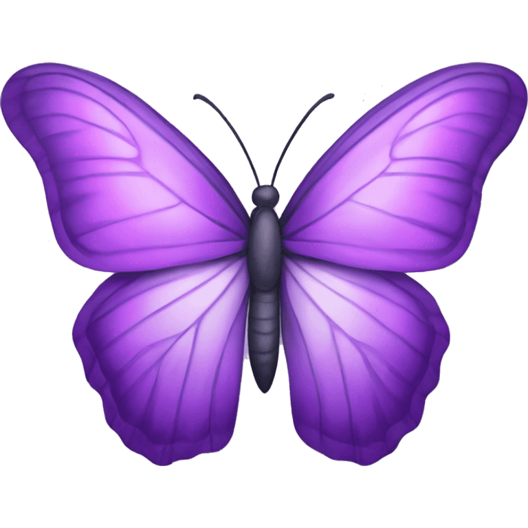 Mariposa de color morado claro  emoji