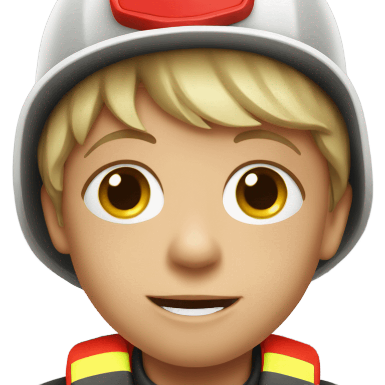 Fireman CPR child emoji