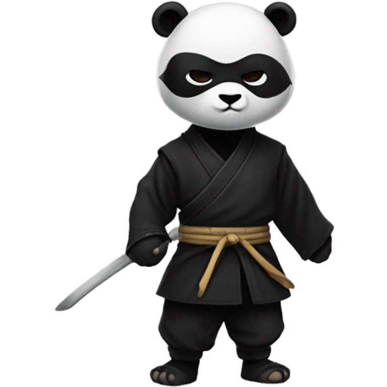 Panda ninja emoji