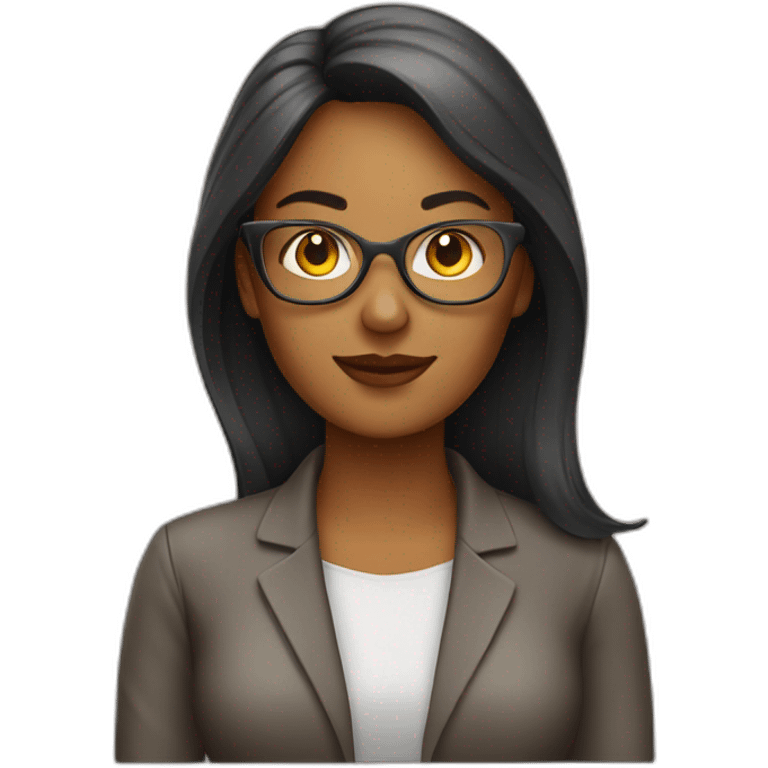 Freelance woman copywriter emoji