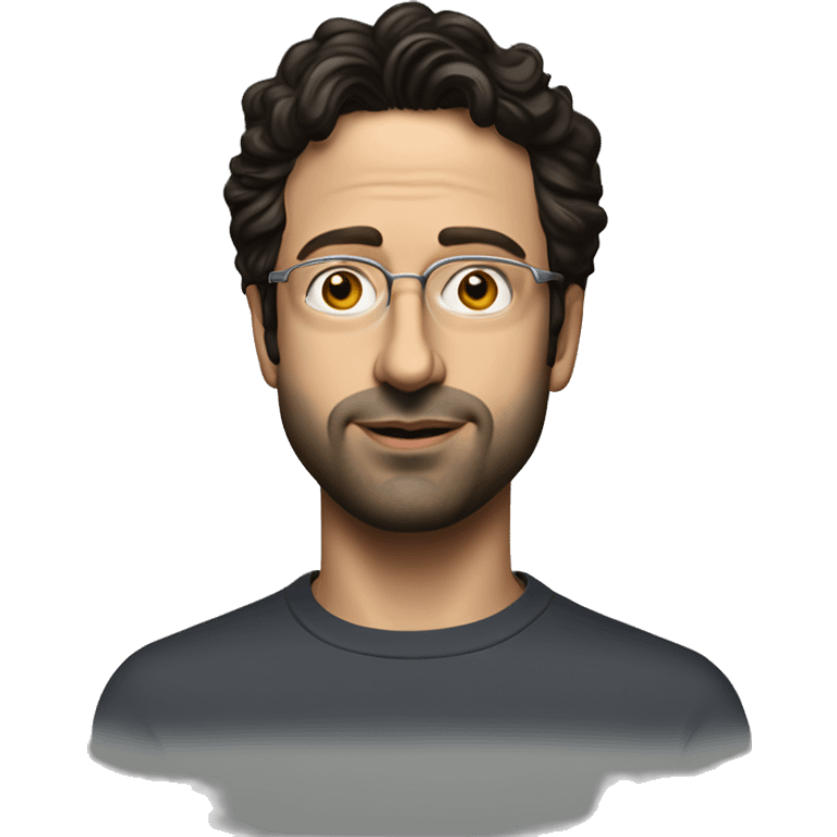 Sergey Brin (Google) photorealistic emoji