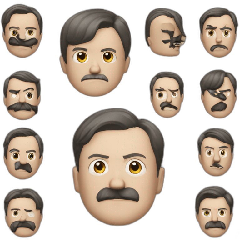 Adolf Hitler is batman emoji