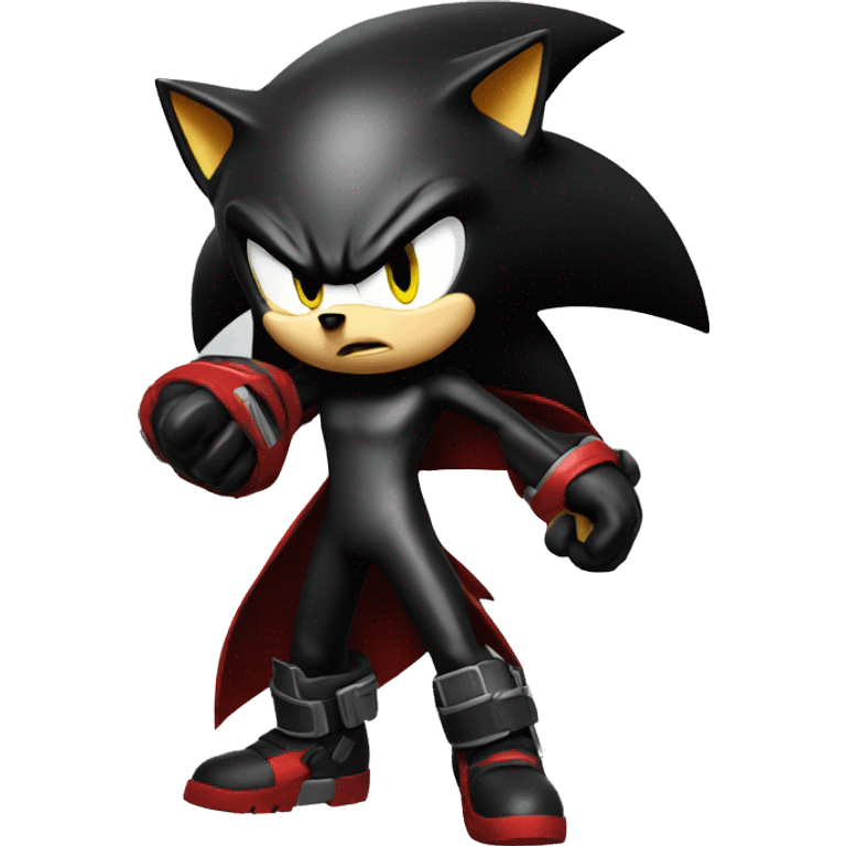 Shadow the Hedgehog angry emoji