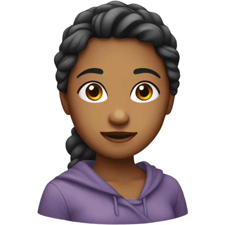 Cute woman emoji