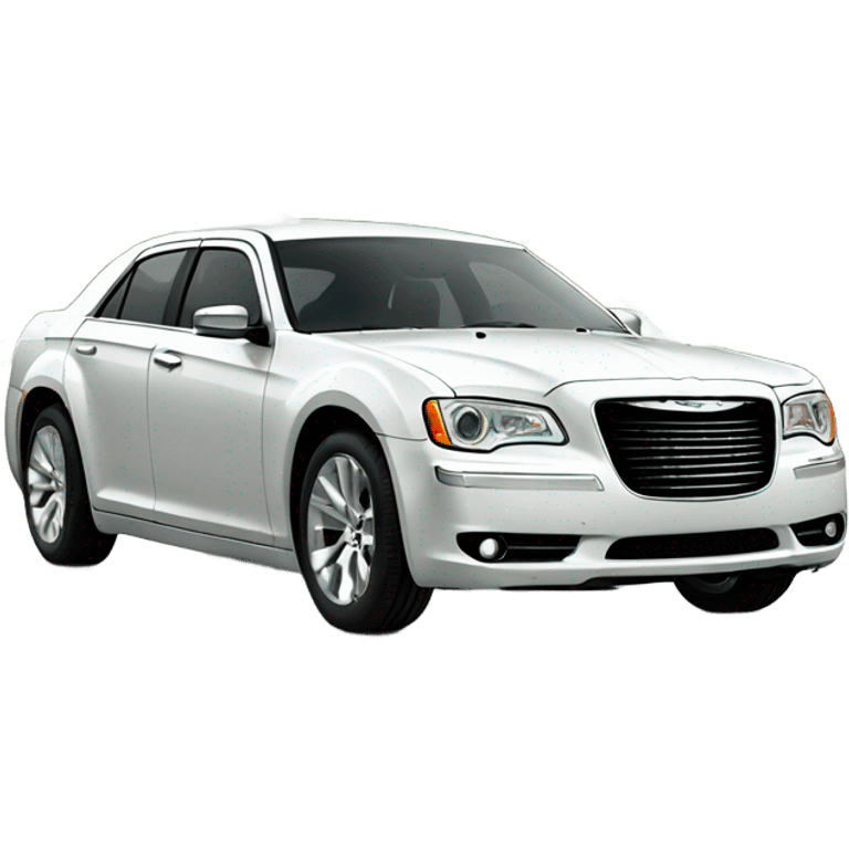 Chrysler 300 sedan but Christmas edition  emoji