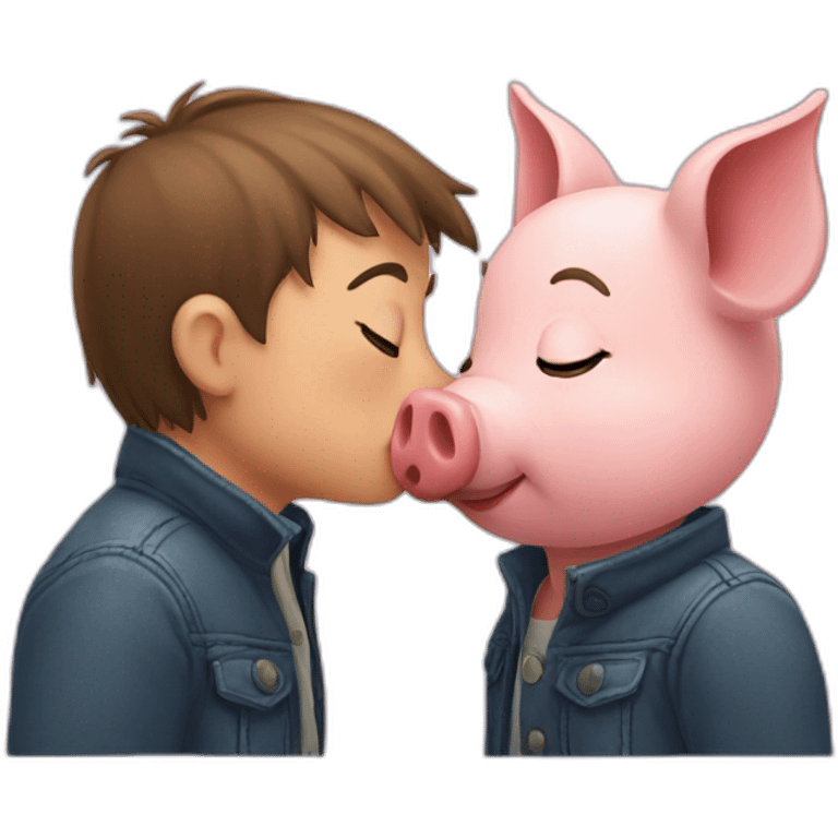 Pig kiss emoji