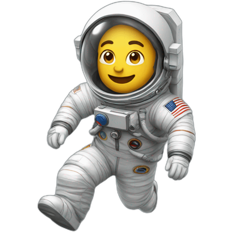 astronaut zero gravity emoji