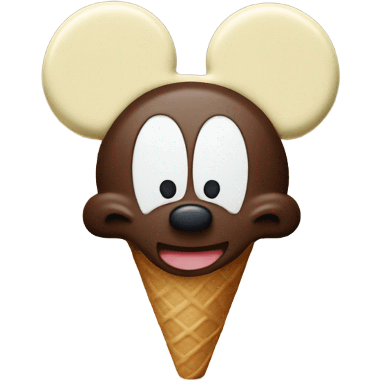 Mickey ice cream bar emoji