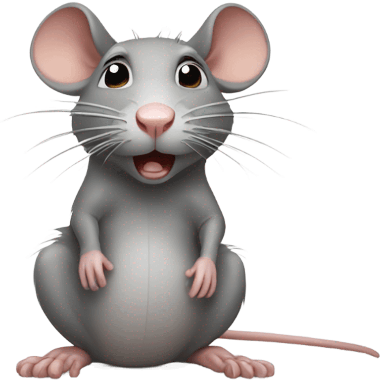 rat very stressed emoji