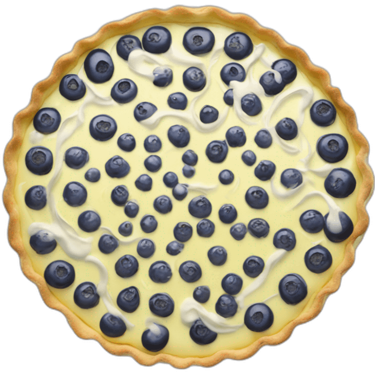 Tarte au citron meringuée emoji