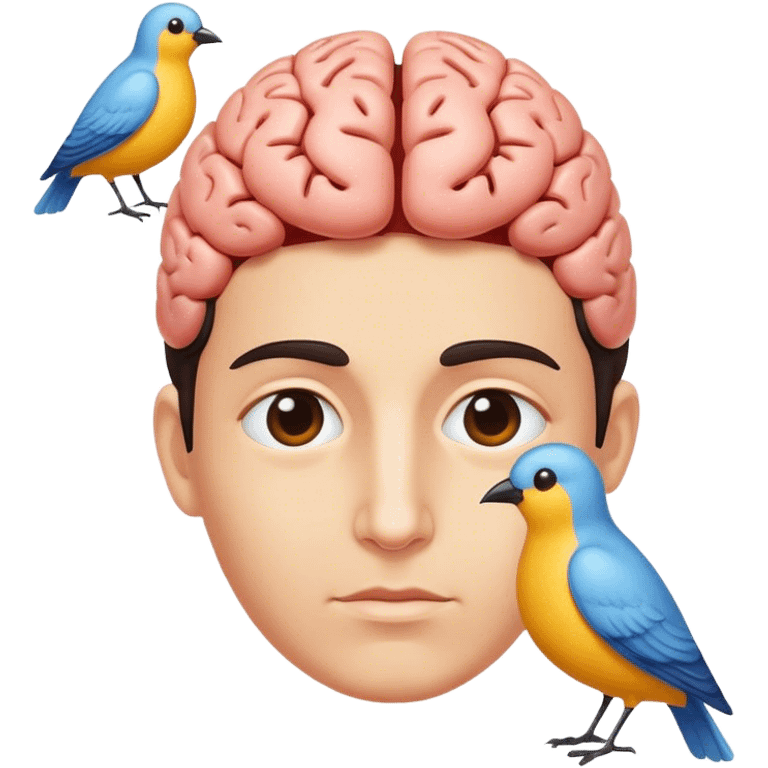 bird brain emoji