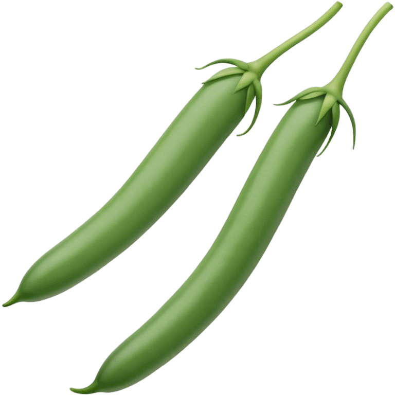 Haricot vert long emoji