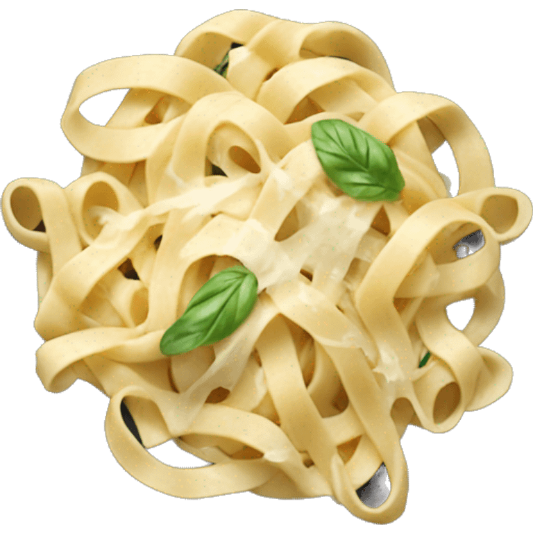 Fettuccine Alfredo dinner  emoji