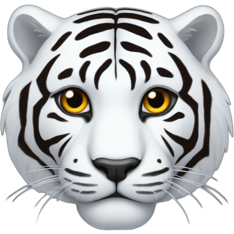 a ghost tiger emoji