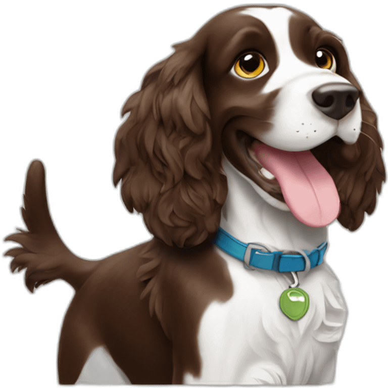 Springer spaniel thumbs up  emoji