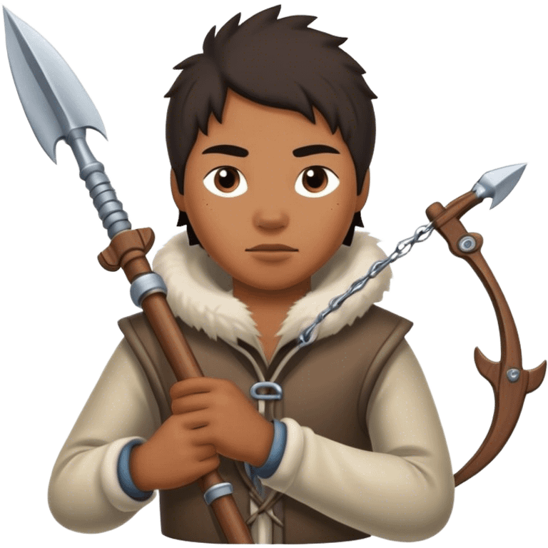 Inuit with harpoon emoji