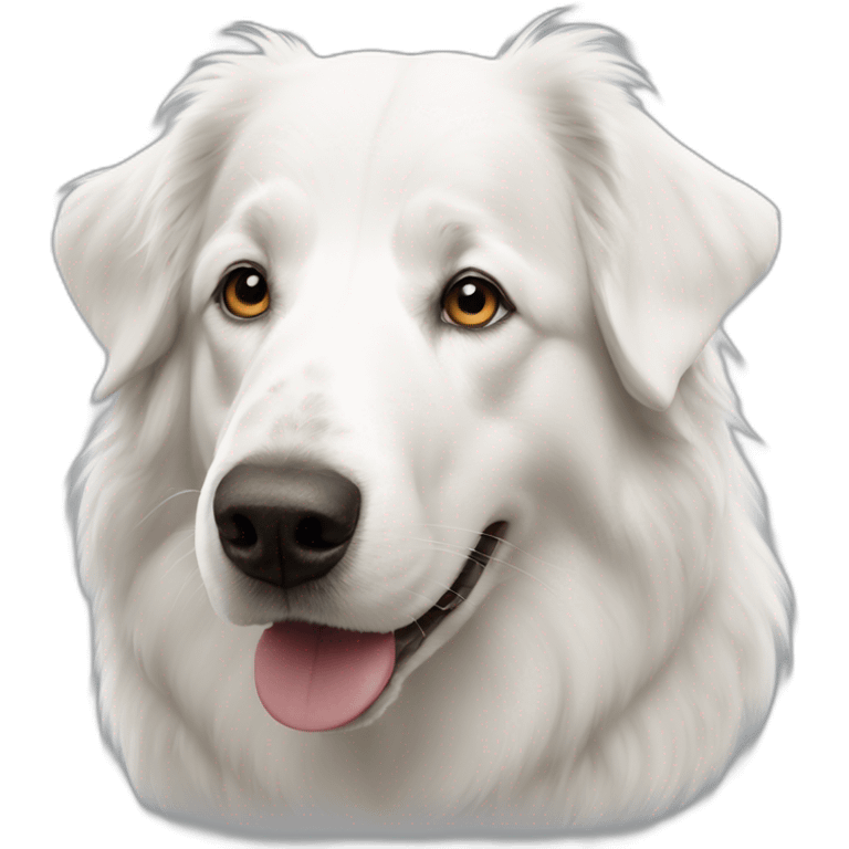 white Old english shepherd emoji