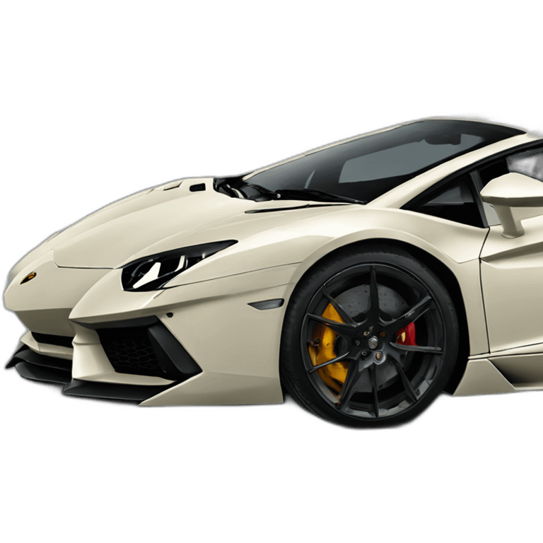 Lamborghini aventador emoji