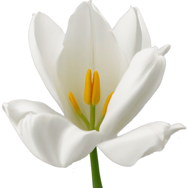 tulipano bianco emoji