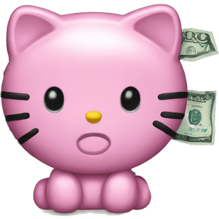 Hello kitty money emoji