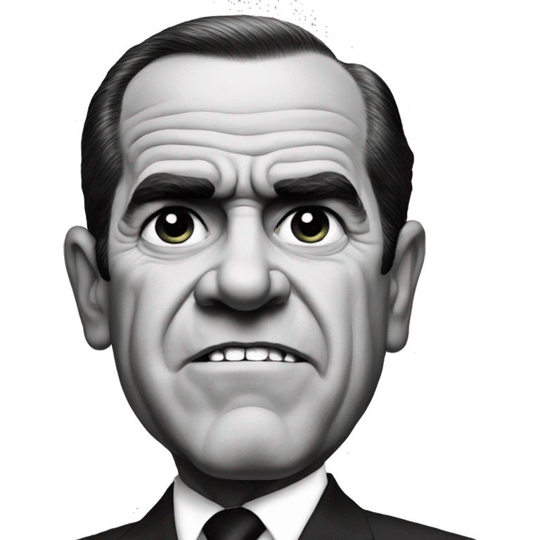 Nixon is scared emoji