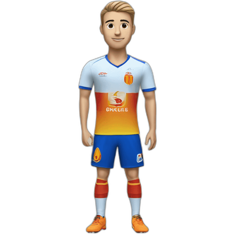 Frère et soeur avec maillot RC Lens emoji