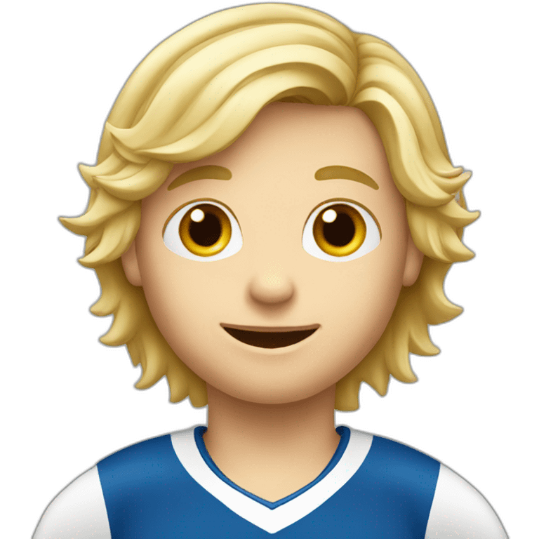 Boy-blond-hockey-Sport emoji