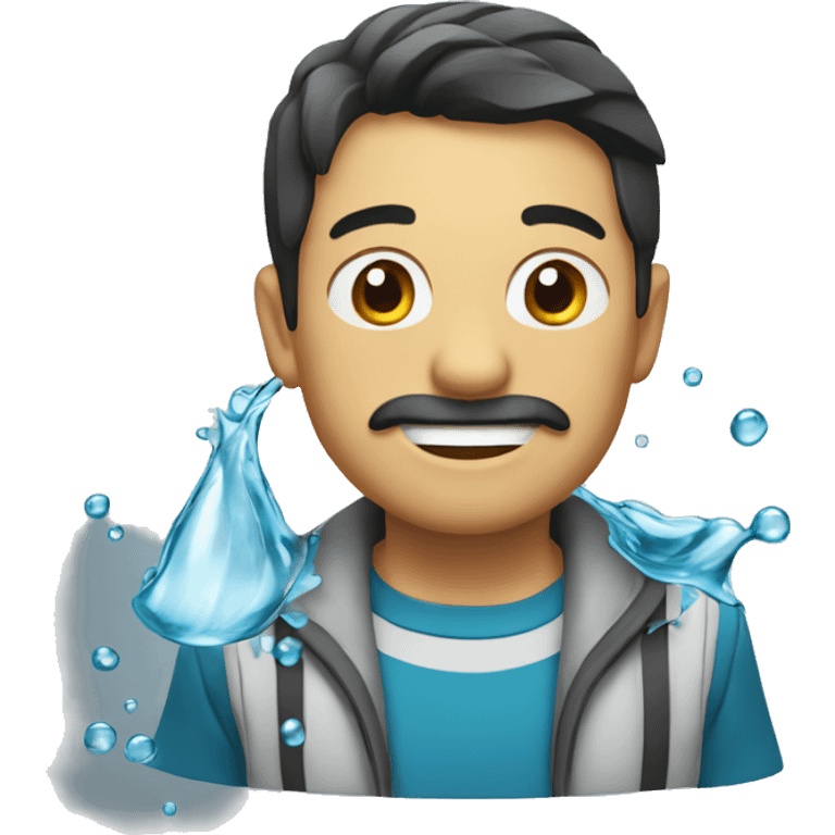 Basó con agua emoji