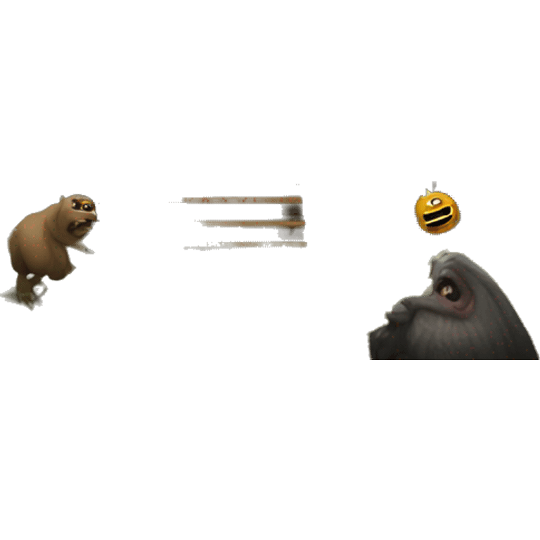 Cabin in the woods with monsters and people emoji