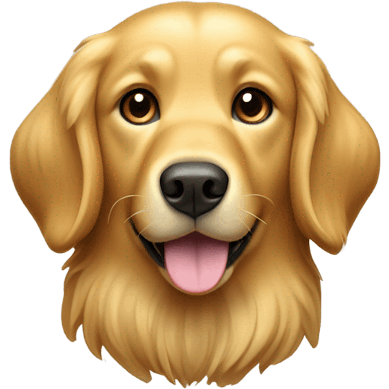 A golden retriever emoji