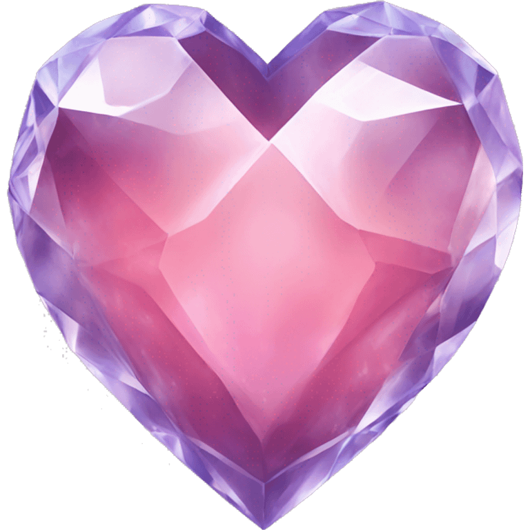 Crystal heart emoji