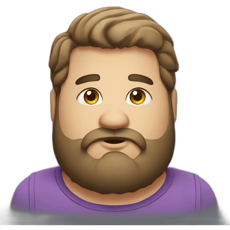 serbian chubby guy with a beard emoji