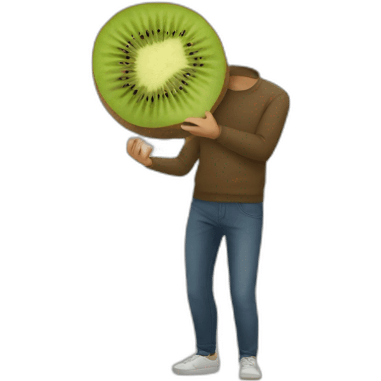 people throw out a kiwi emoji