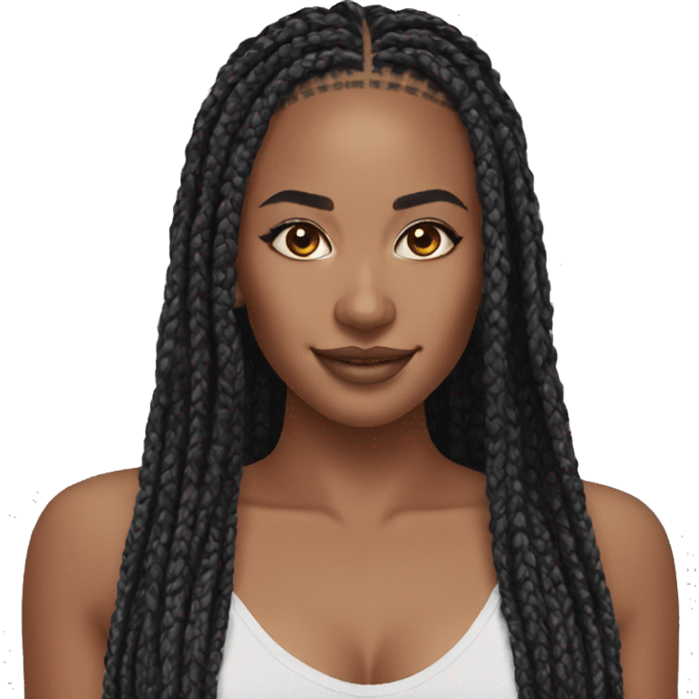 box braids emoji