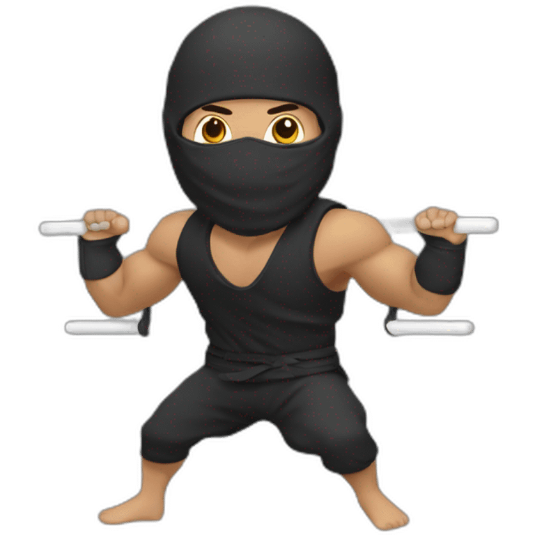 austian male Ninja Warrior athlete in action emoji