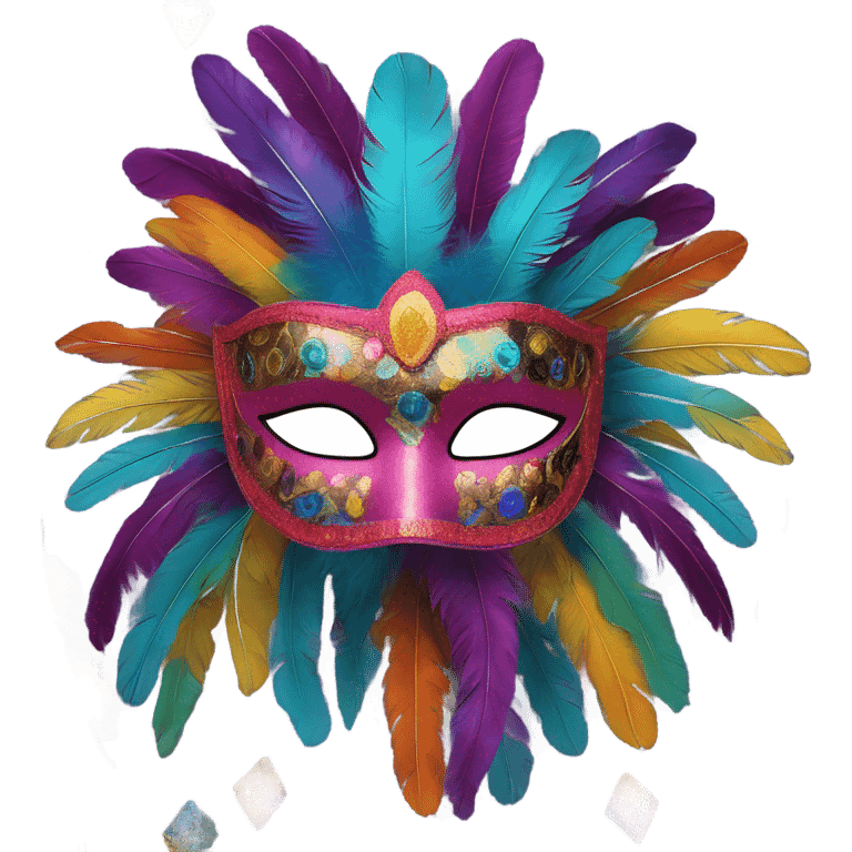 Masquerade mask emoji