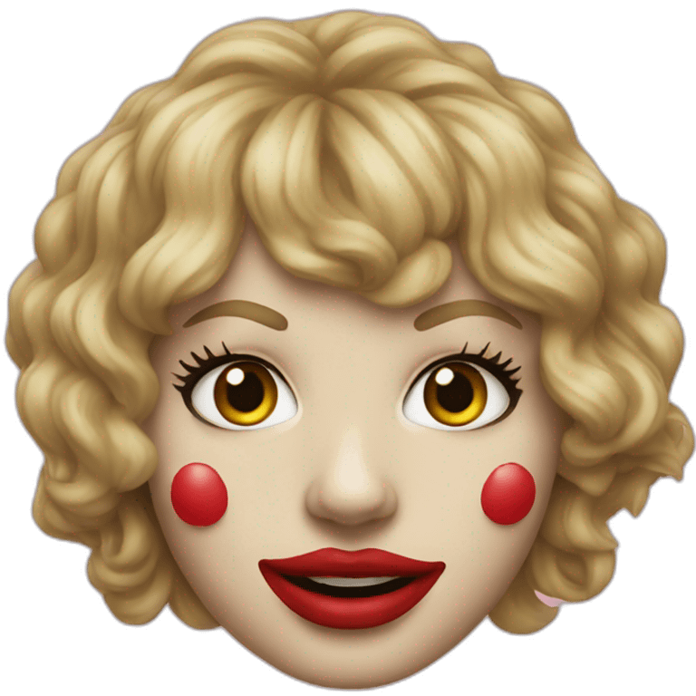 Taylor Swift clown emoji