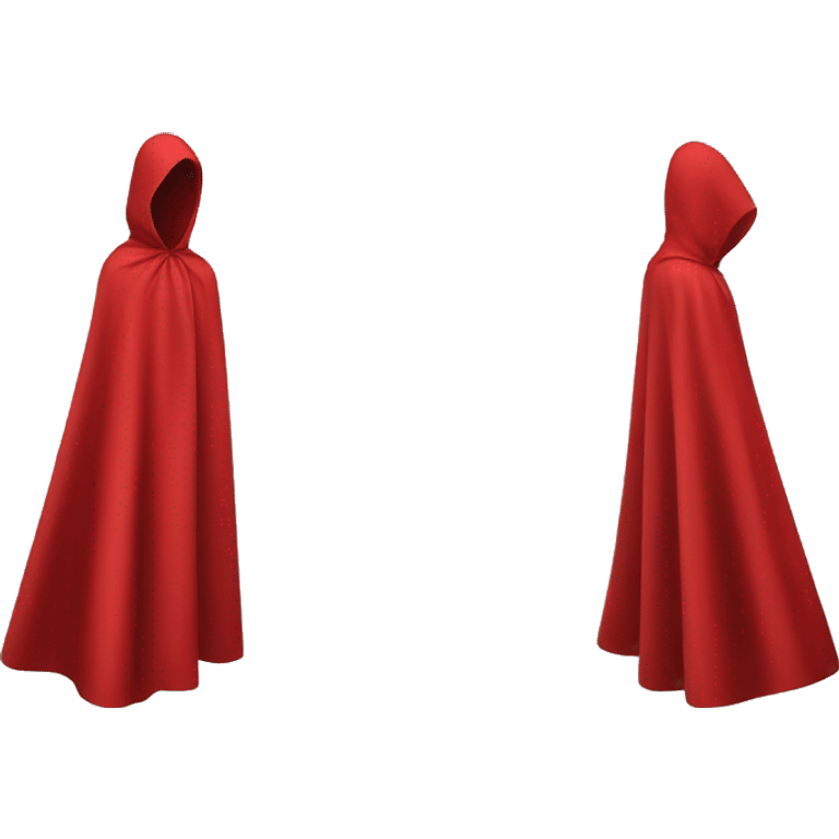 faceless mannequin flapping red cape emoji