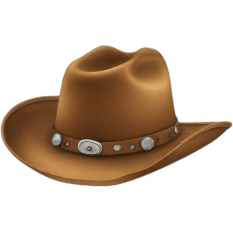 cowboy hat on pepper emoji