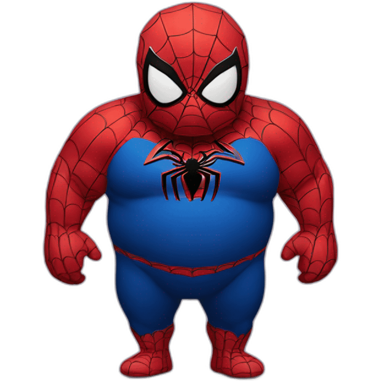 Fat spiderman emoji