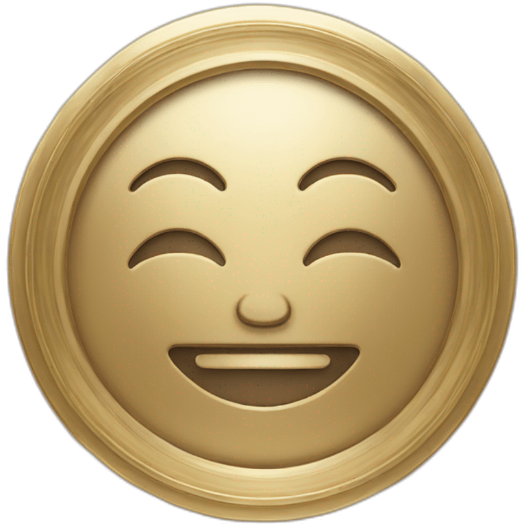 circle gold plate emoji