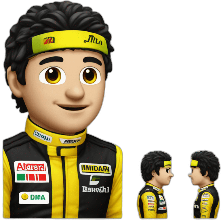 1991 minardi F1 driver emoji