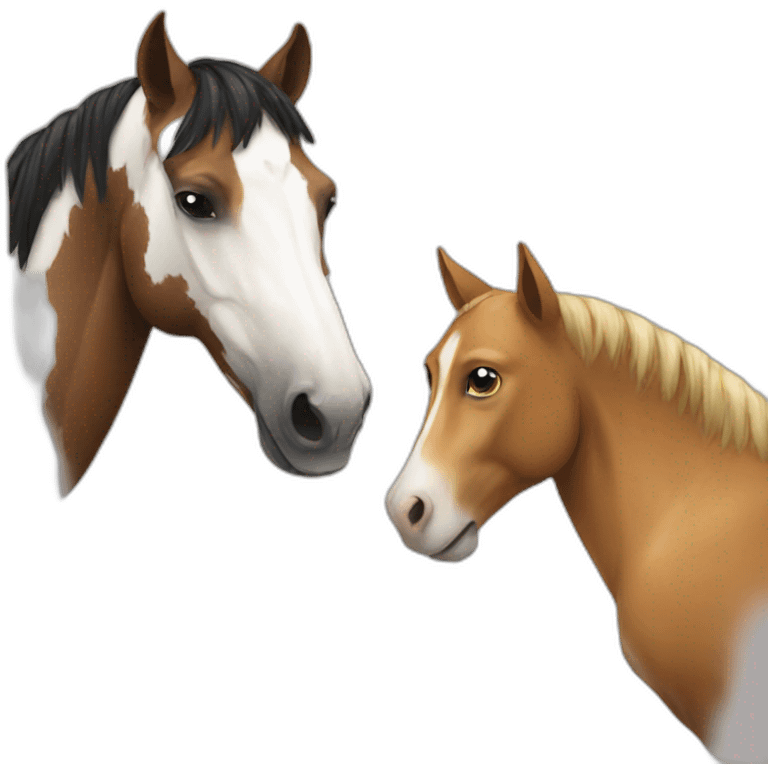 horse and cat emoji