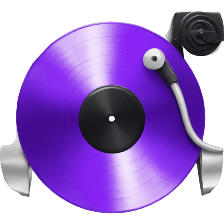 purple record emoji