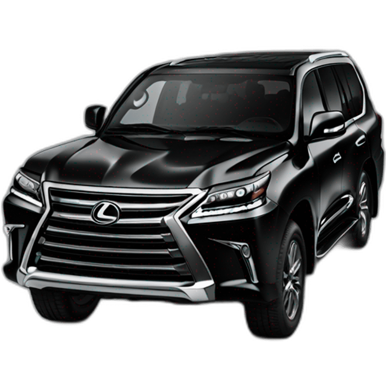 lexus lx570 black emoji