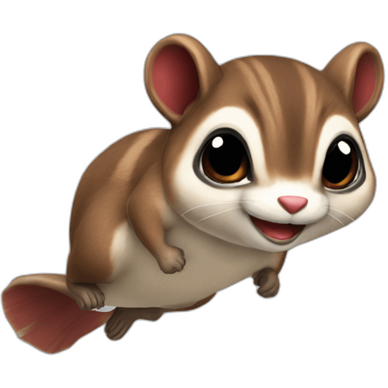 Flying squirrels emoji