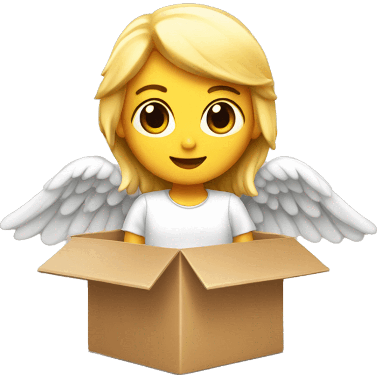 angel in box emoji