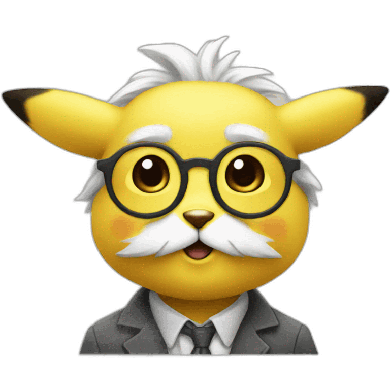 Pikachu einstein emoji